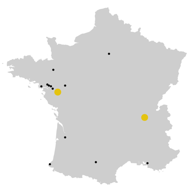 Carte bureaux d'études du collectif QUARCO